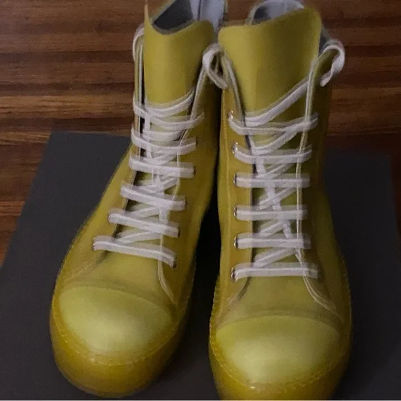 Rick Owens | Shoes | Rick Owens Ramones Yellow Lemon Transparent